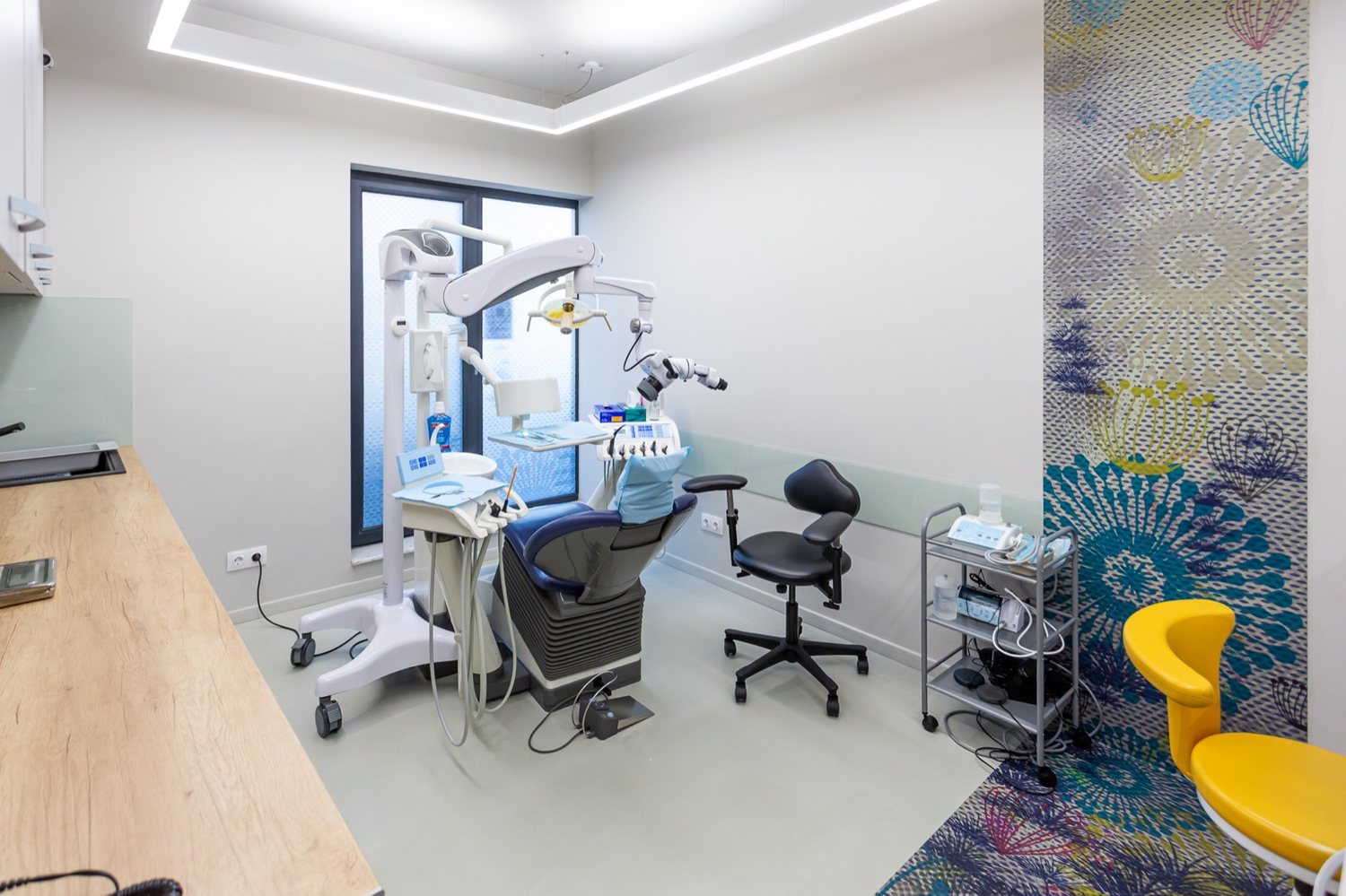Bright treatment room
